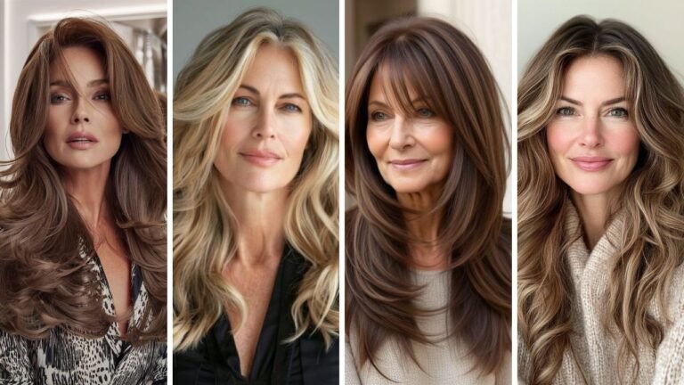 20 Beautiful Long Hairstyles for Women Over 50 That Celebrate Every Strand