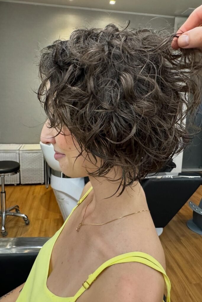 Messy Layered Shag with Face-Framing Curls