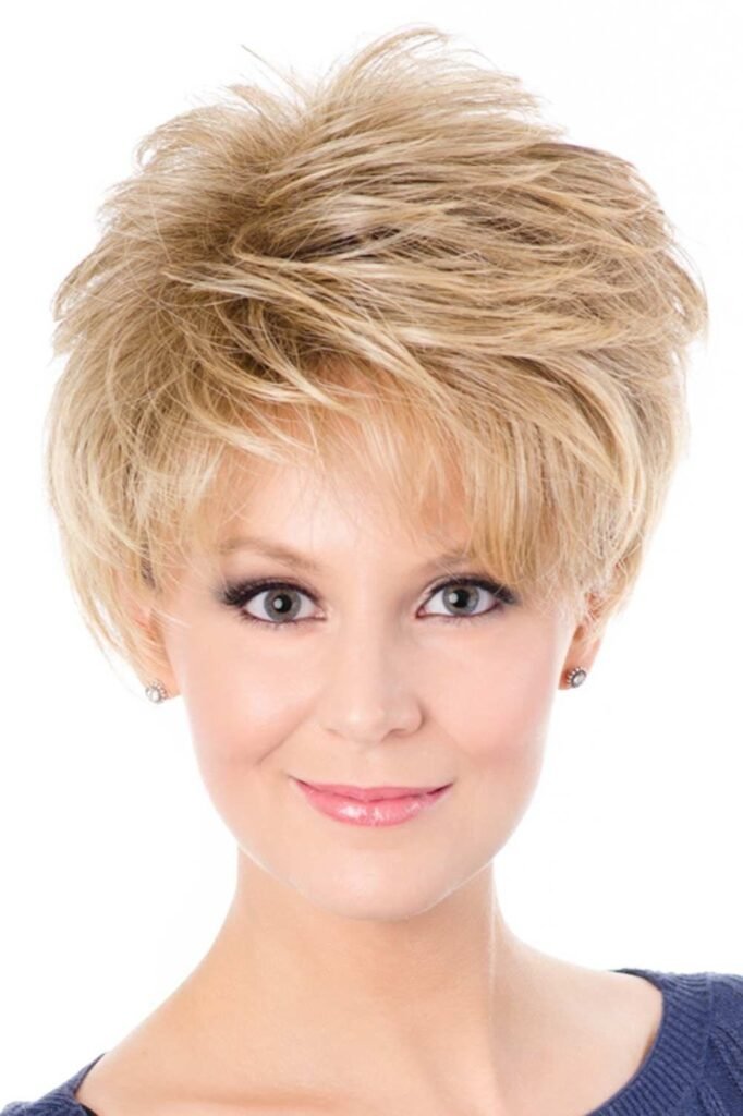 Messy Shaggy Pixie with Wispy Textured Fringe
