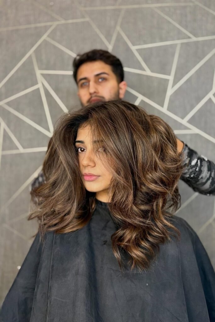 Messy Textured Layers with Deep Side Part