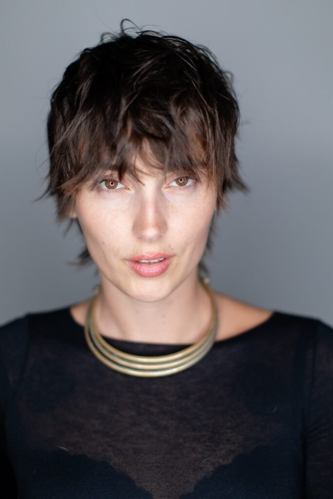 Messy Textured Pixie with Micro Fringe