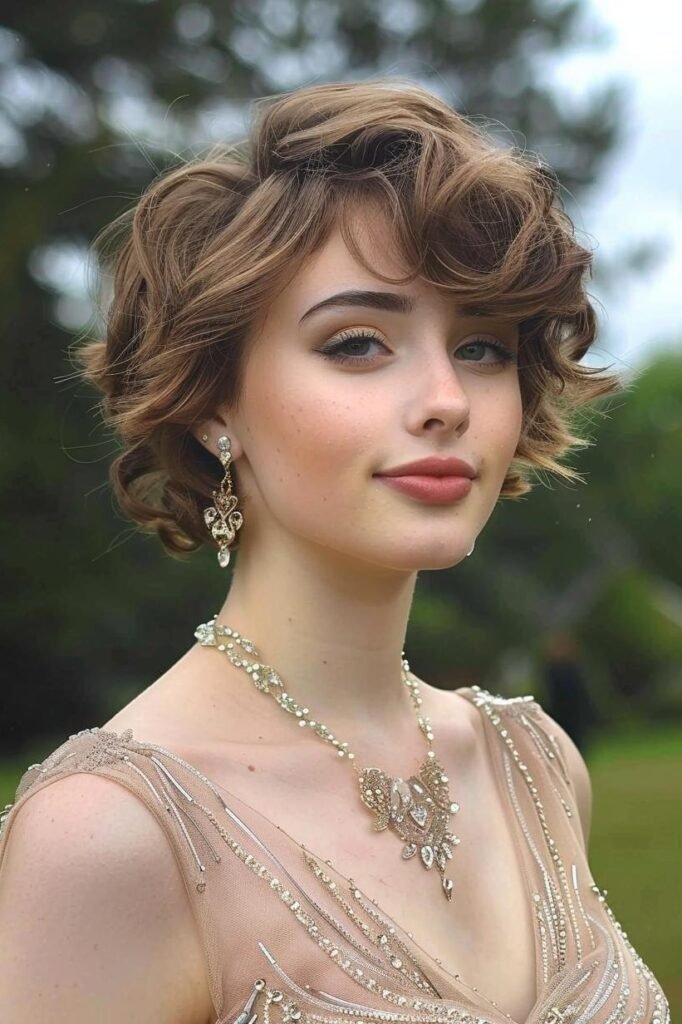 Messy Wavy Bob with Soft Textured Layers