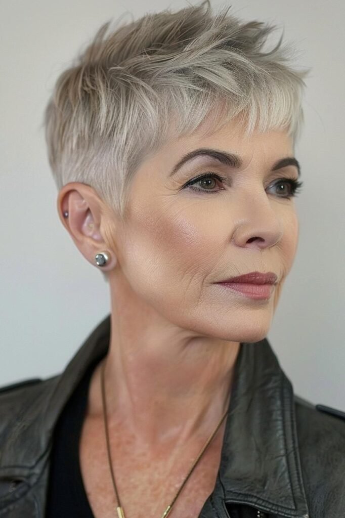 Modern Textured Pixie with Short Choppy Layers
