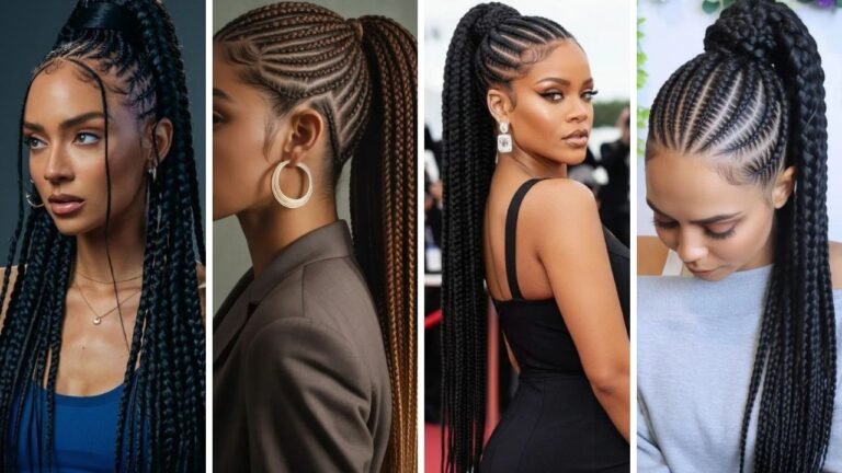 20 Stunning Ponytail Hairstyles with Braids That Elevate Any Look