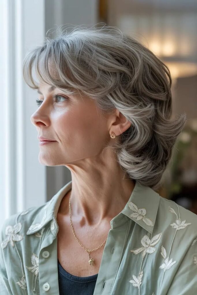 Sculpted Tapered Cut with Sweeping Volume