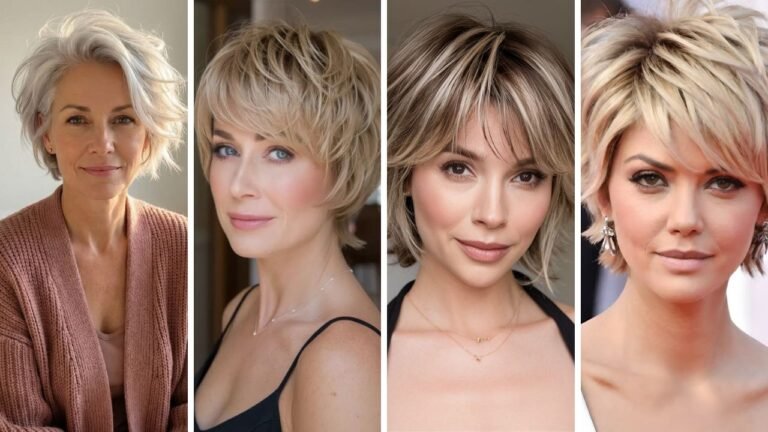 20 Fresh Short Shag Haircuts for Women Over 40 That Bring Edge & Volume