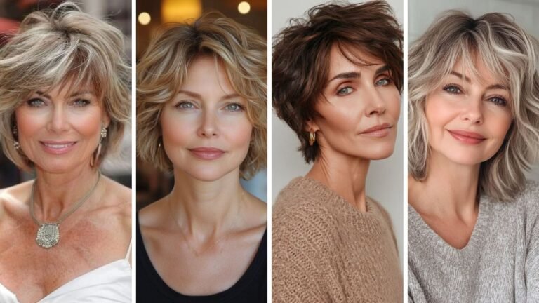 20 Gorgeous Short Shag Haircuts for Women Over 50 That Bring Life & Movement