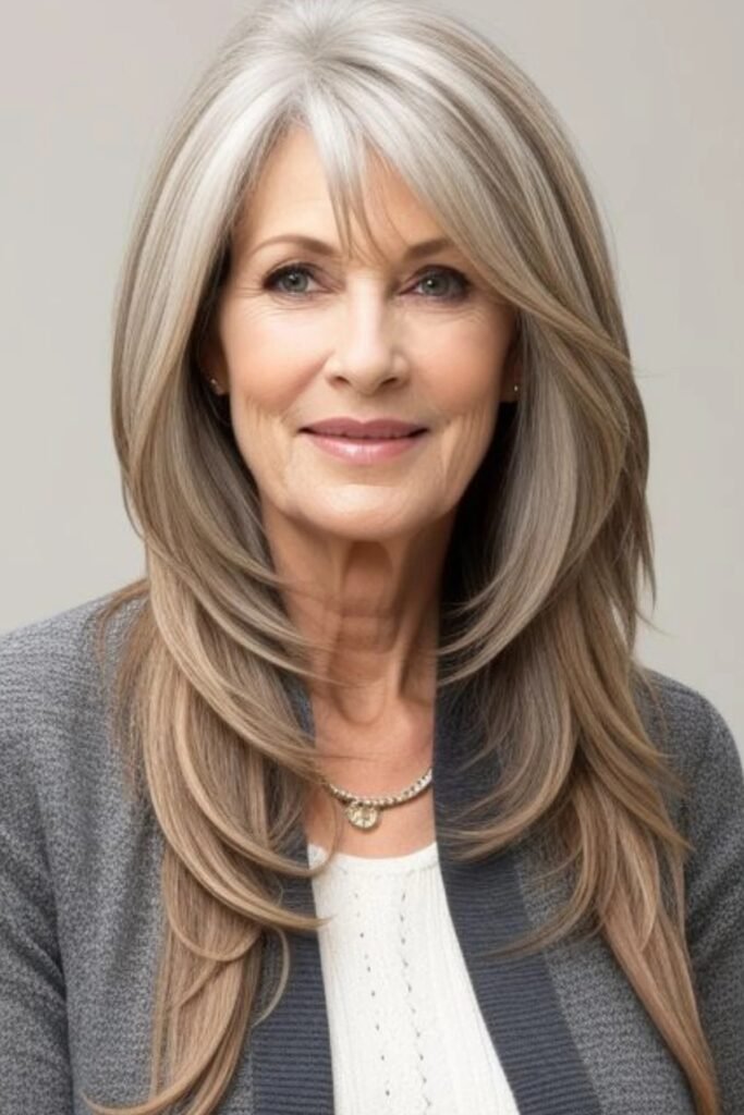 Silvery Straight Layers with Soft Inward Flips