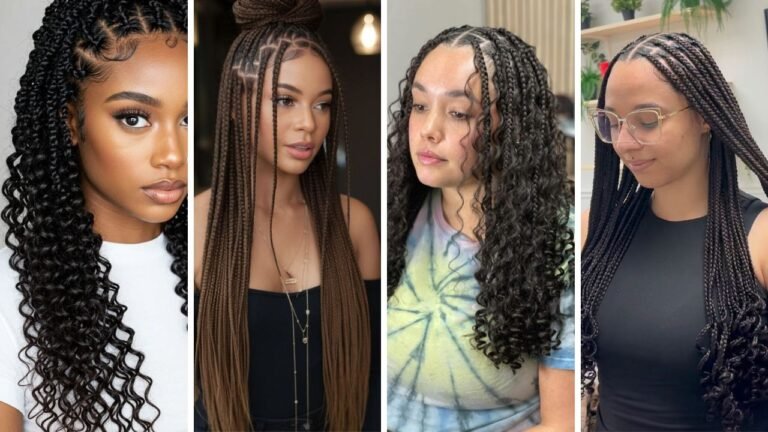 20 Beautiful Smedium Knotless Braids That Hit the Perfect Size Sweet Spot