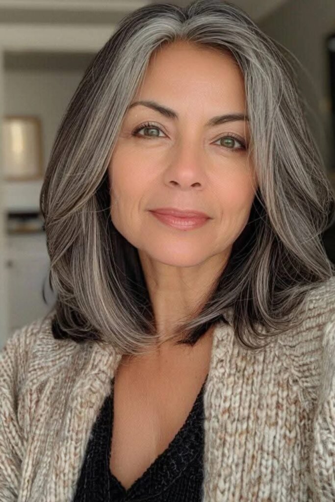 Soft Layered Lob with Natural Grey Dimensions