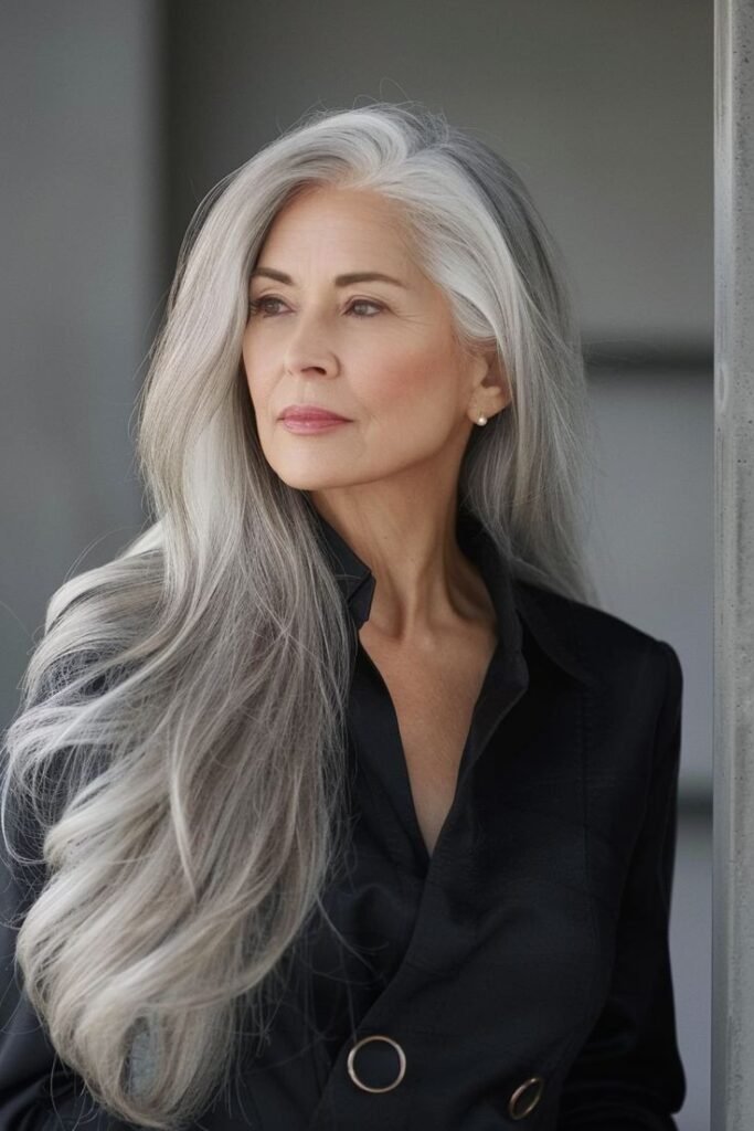 Ultra-Long Flowing Waves with Deep Side Part