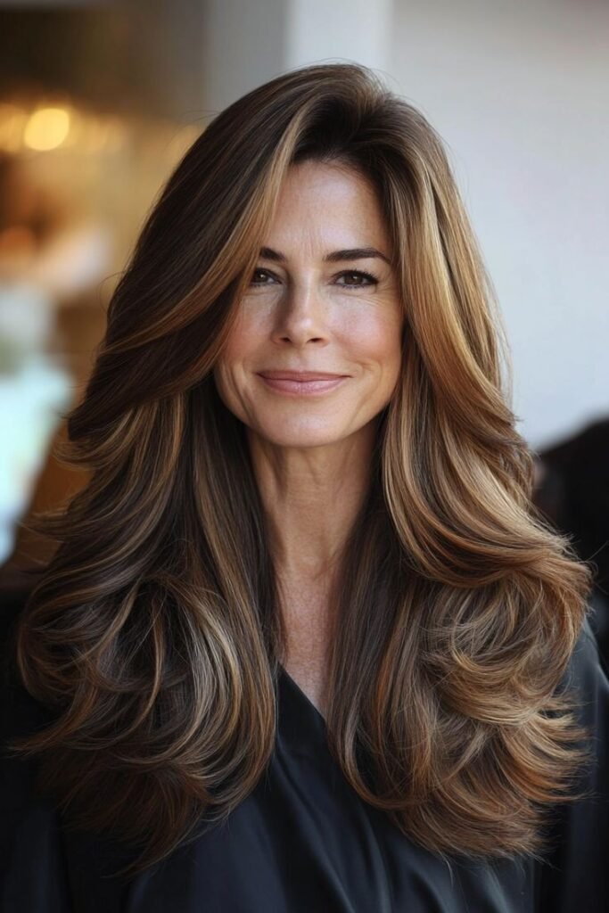 Ultra-Voluminous Chocolate Layers with Golden Highlights