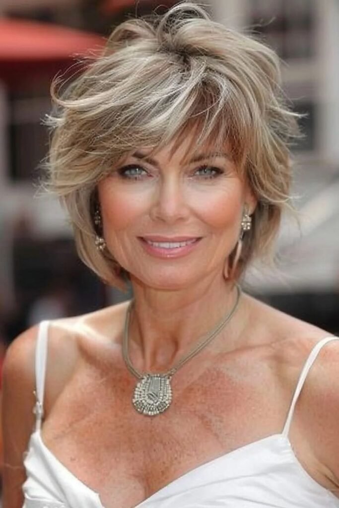 Voluminous Layered Cut with Flicked Ends