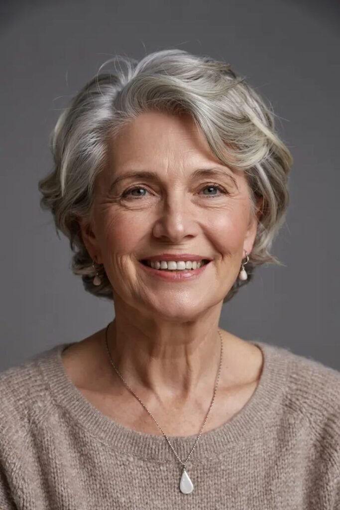 Wavy Tapered Cut with Voluminous Top