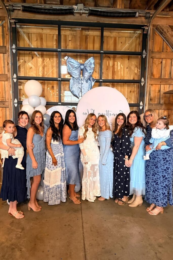 White Long-Sleeve Lace Maxi Dress + Nude Strappy Sandals