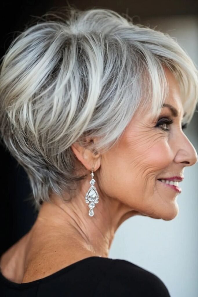 Wispy Shaggy Bob with Face-Framing Layers