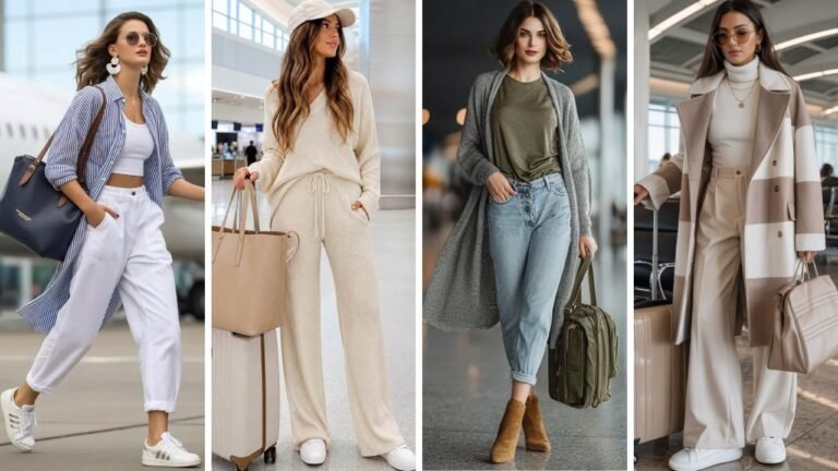 20 Airport Outfit Ideas That Are Stylish and Comfortable for Any Flight