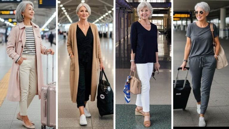 20 Airport Outfit for Women Over 60 Ideas That Are Comfortable and Chic