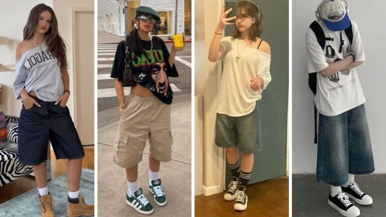 20 Cool Baggy Jorts Outfit Ideas for Summer