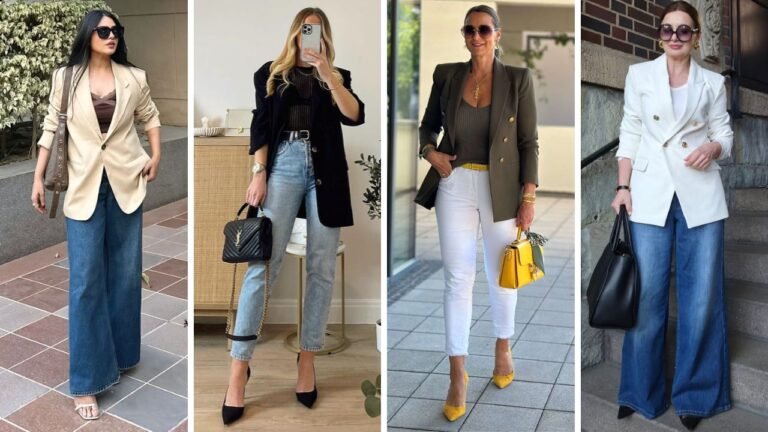 20 Blazer Outfits with Jeans and Heels That Are Chic and Versatile