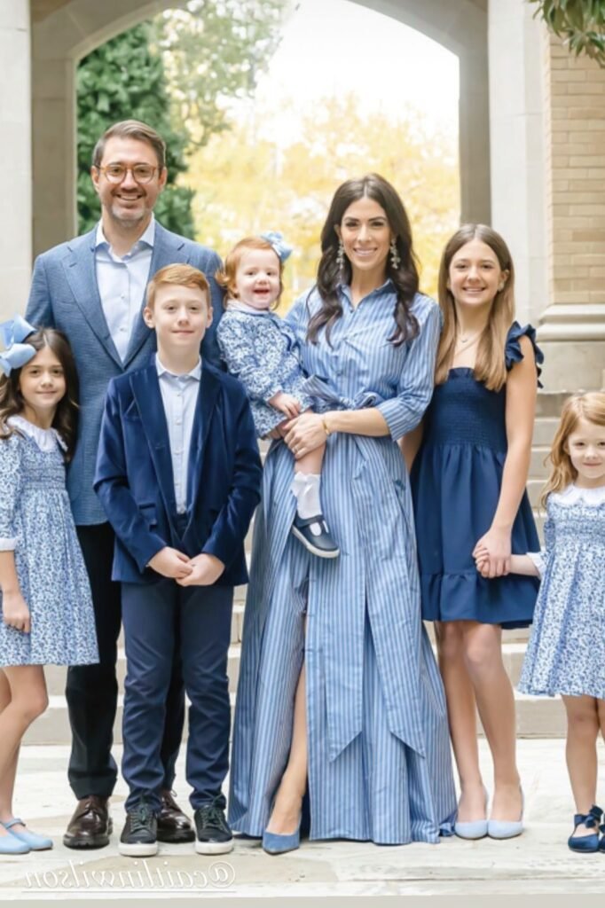 Blue Blazer & Trousers + Blue Striped Maxi Dress + Blue Dress & Blue Floral Dress