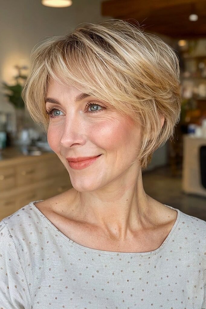 Classic Chin-Length Bob with Soft Face-Framing Layers
