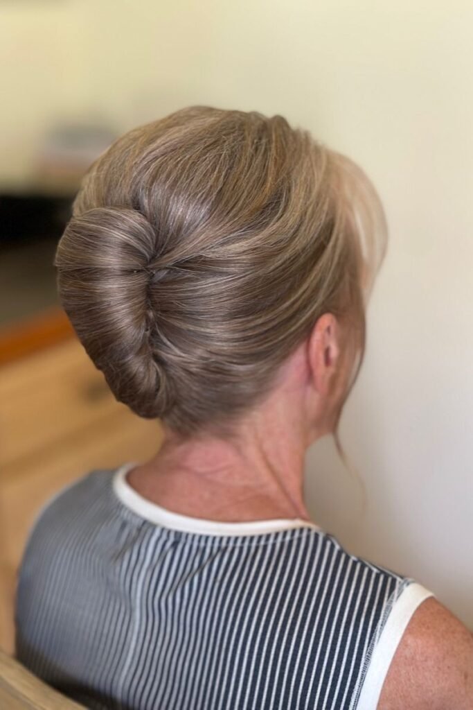 Classic French Twist with Polished Finish