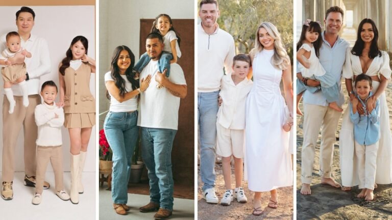 20 Family Photoshoot Outfit Ideas That Look Cohesive and Beautiful