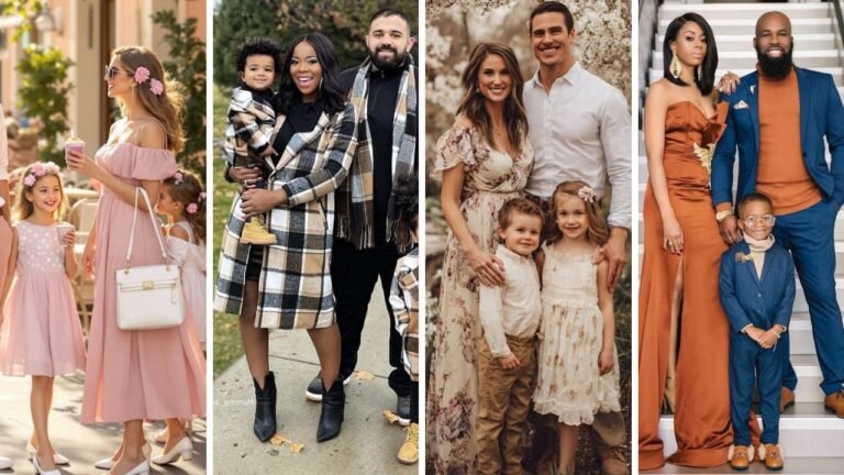 20 Family Photoshoot Outfits That Look Cohesive and Beautiful