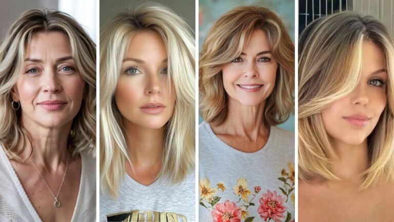 20 Beautiful Haircuts for Thin Fine Hair Shoulder Length Over 40 That Create Volume