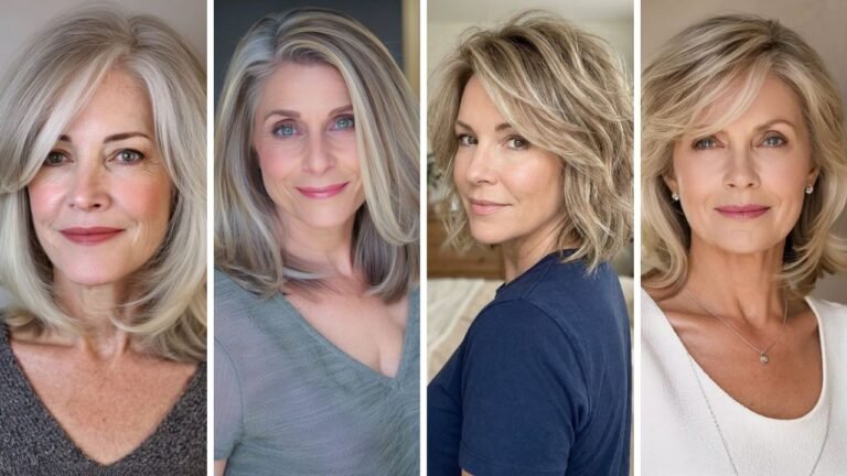 20 Beautiful Haircuts for Thin Fine Hair Shoulder Length Over 50 That Create Fullness