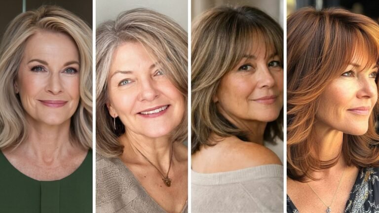 20 Beautiful Haircuts for Thin Fine Hair Shoulder Length Over 60 That Create Fullness