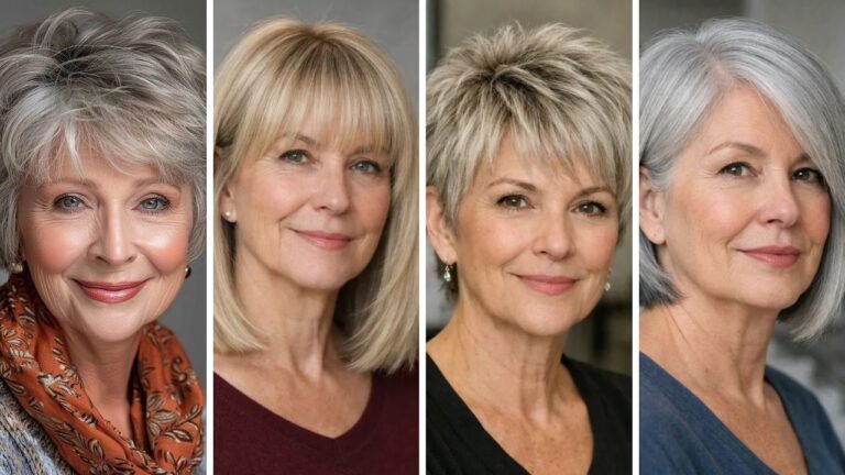 20 Beautiful Hairstyles for Older Women with Very Thin Hair That Create Fullness