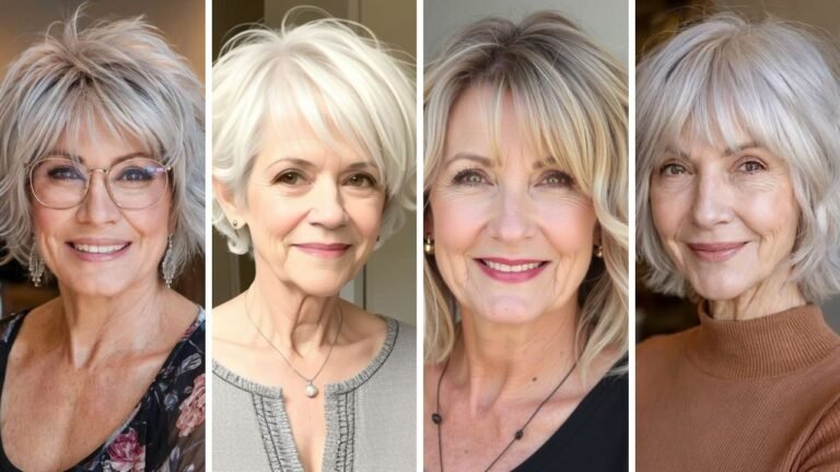 20 Beautiful Hairstyles for Thin Hair Over 60 That Create Fullness and Confidence