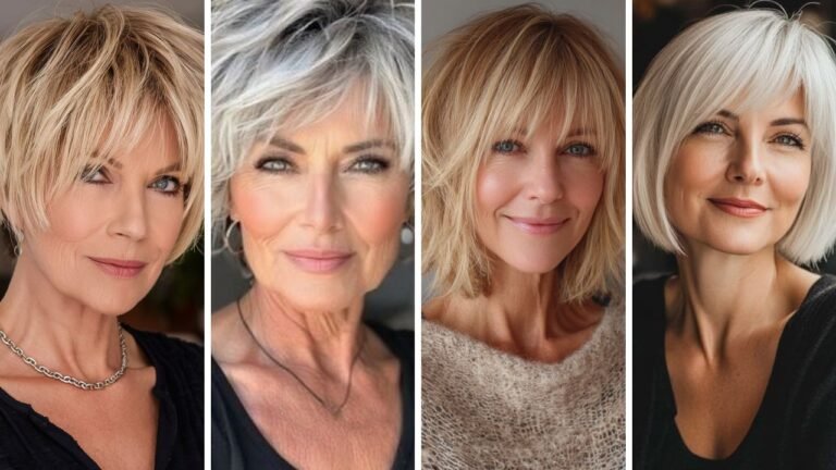 20 Beautiful Hairstyles for Women Over 50 with Very Thin Hair That Create Fullness