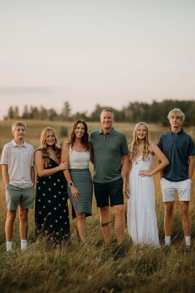Light Grey Polo + Grey Shorts + Black Floral Maxi Dress + White Tank Top + Green Striped Skirt + Olive Polo + Navy Patterned Shorts + White Maxi Dress + Navy Polo + White Shorts