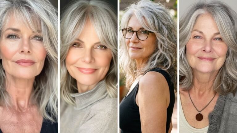 20 Beautiful Medium Length Hairstyles for Older Women with Thin Fine Hair That Create Volume