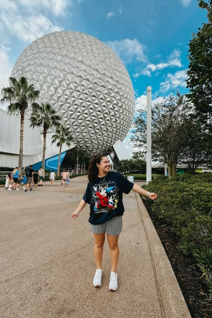 Oversized Sorcerer Mickey T Shirt + Black and White Checkered Shorts + White Sneakers