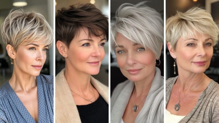 20 Beautiful Pixie Cut for Thin Hair Over 50 That Add Instant Volume