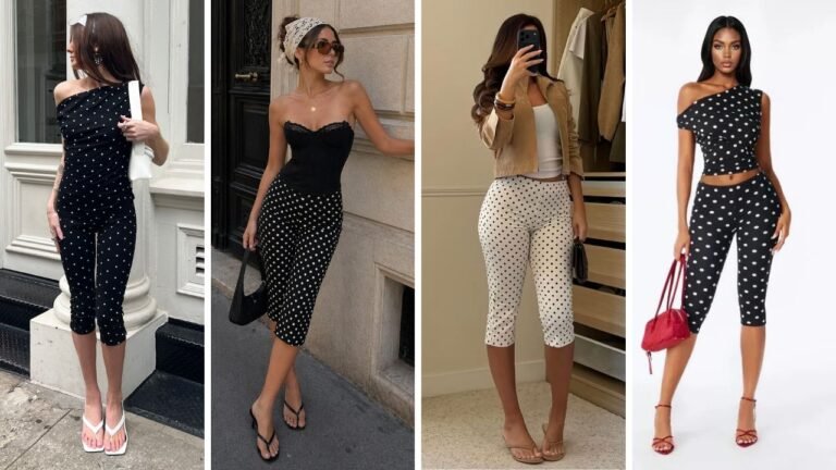 20 Polka Dot Capris Outfit Ideas That Are Chic and Comfortable
