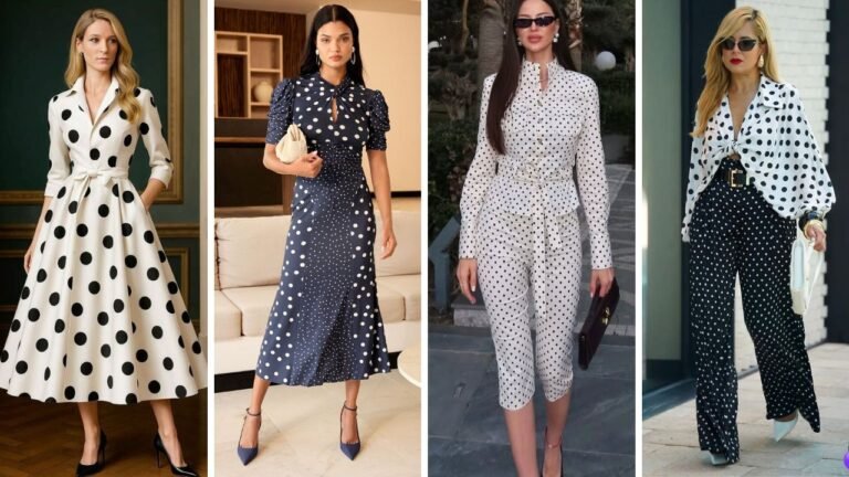 20 Polka Dot Outfits for Women That Are Chic and Playful