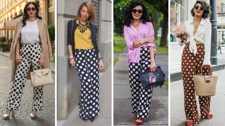 20 Polka Dot Pants Outfit Ideas That Are Chic and Playful