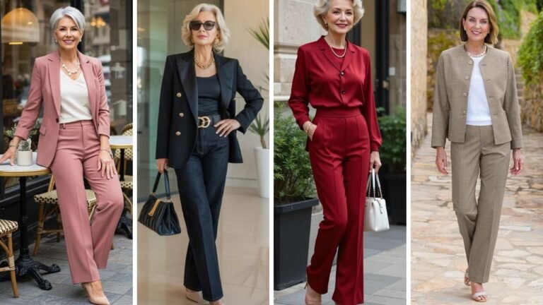 20 Professional Outfits for Women Over 50 That Command Respect