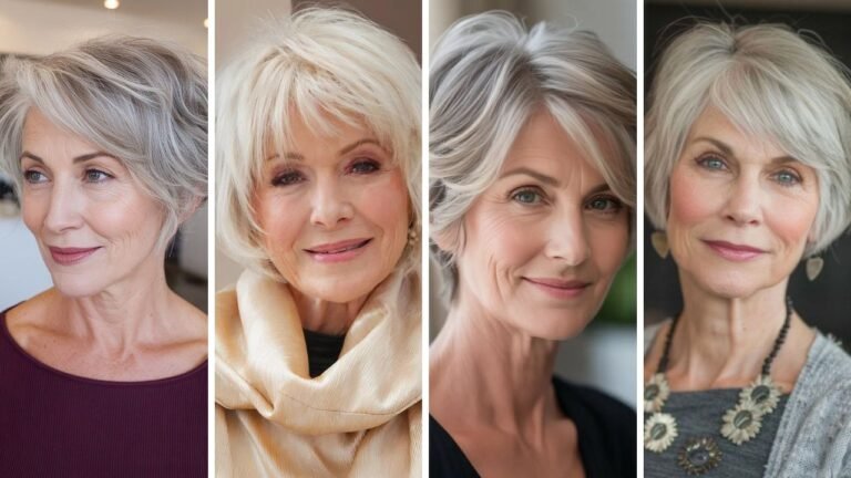 20 Beautiful Short Haircuts for Fine Thin Hair Over 60 That Create Fullness