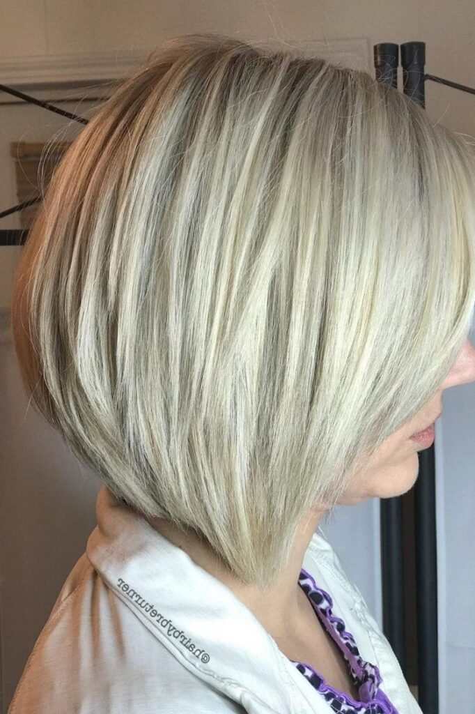 Sleek A-Line Bob with Graduated Back