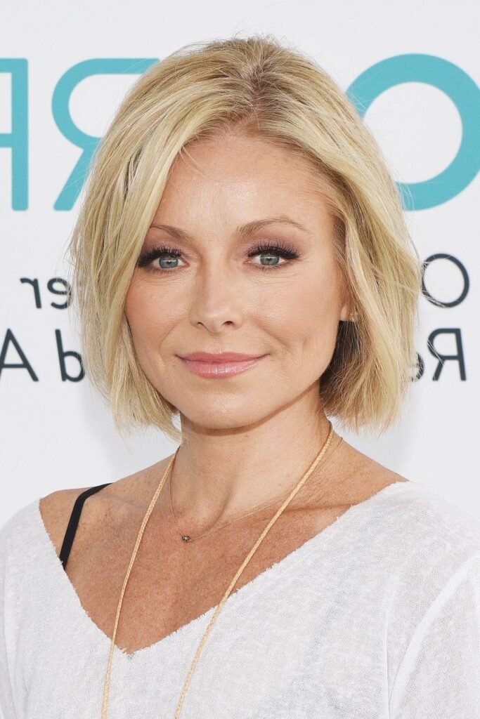 Textured Chin-Length Bob with Side Part