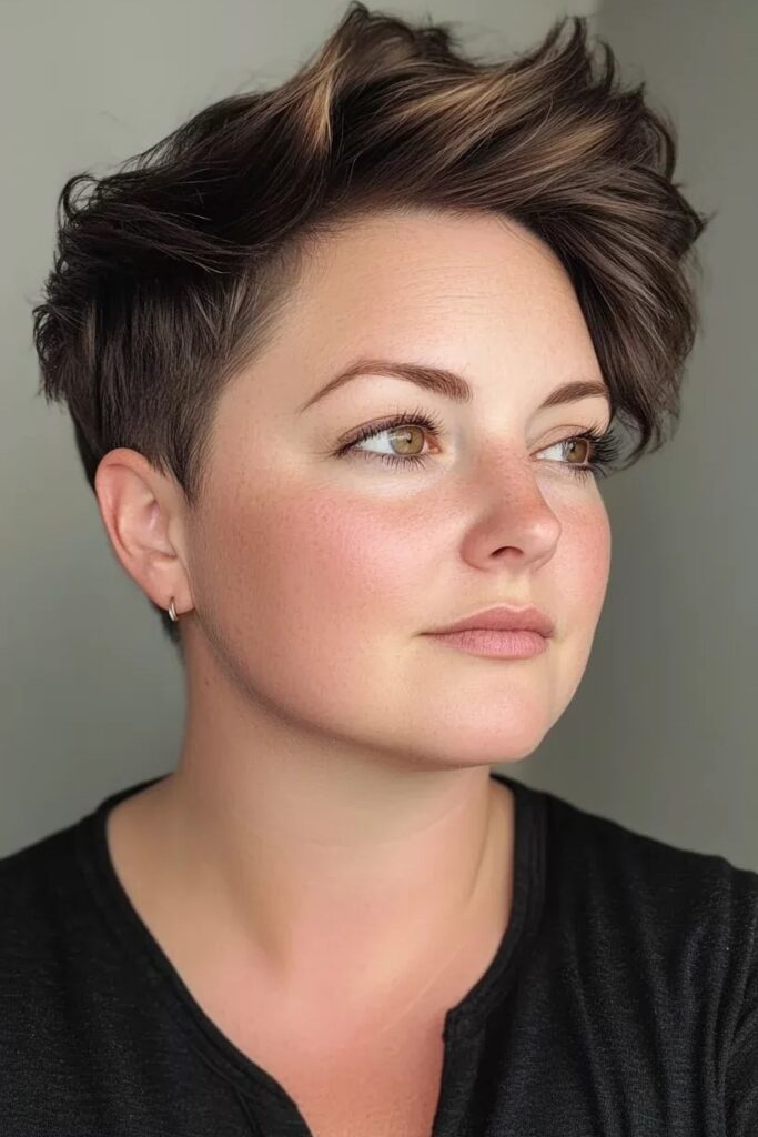 31. Textured Pixie with Voluminous Sweep