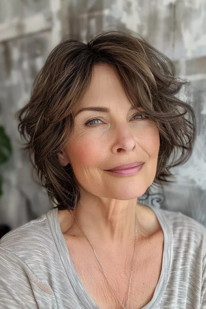 26. Textured Shoulder-Length Shag with Soft Layers