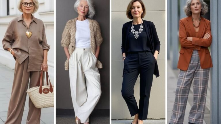 20 Trendy Outfits for Women Over 50 That Are Modern and Age Appropriate