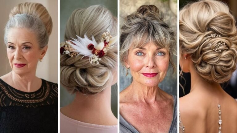 20 Beautiful Up Do Hairstyles for Women Over 60 You Will Love